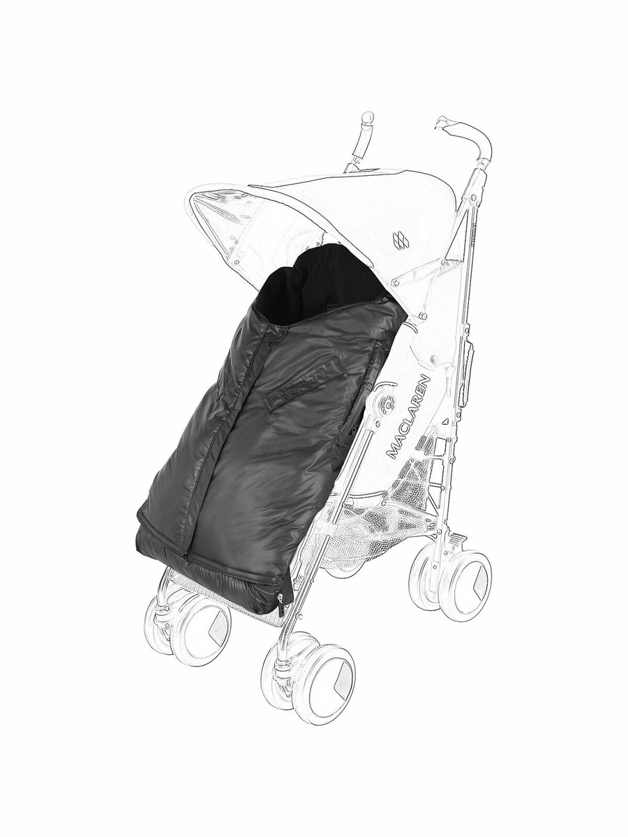 Maclaren Expandable Footmuff In Black UK