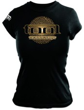 Image of Tool Eye Geo Glow Black Womens Fitted T-Shirt OFFICIAL