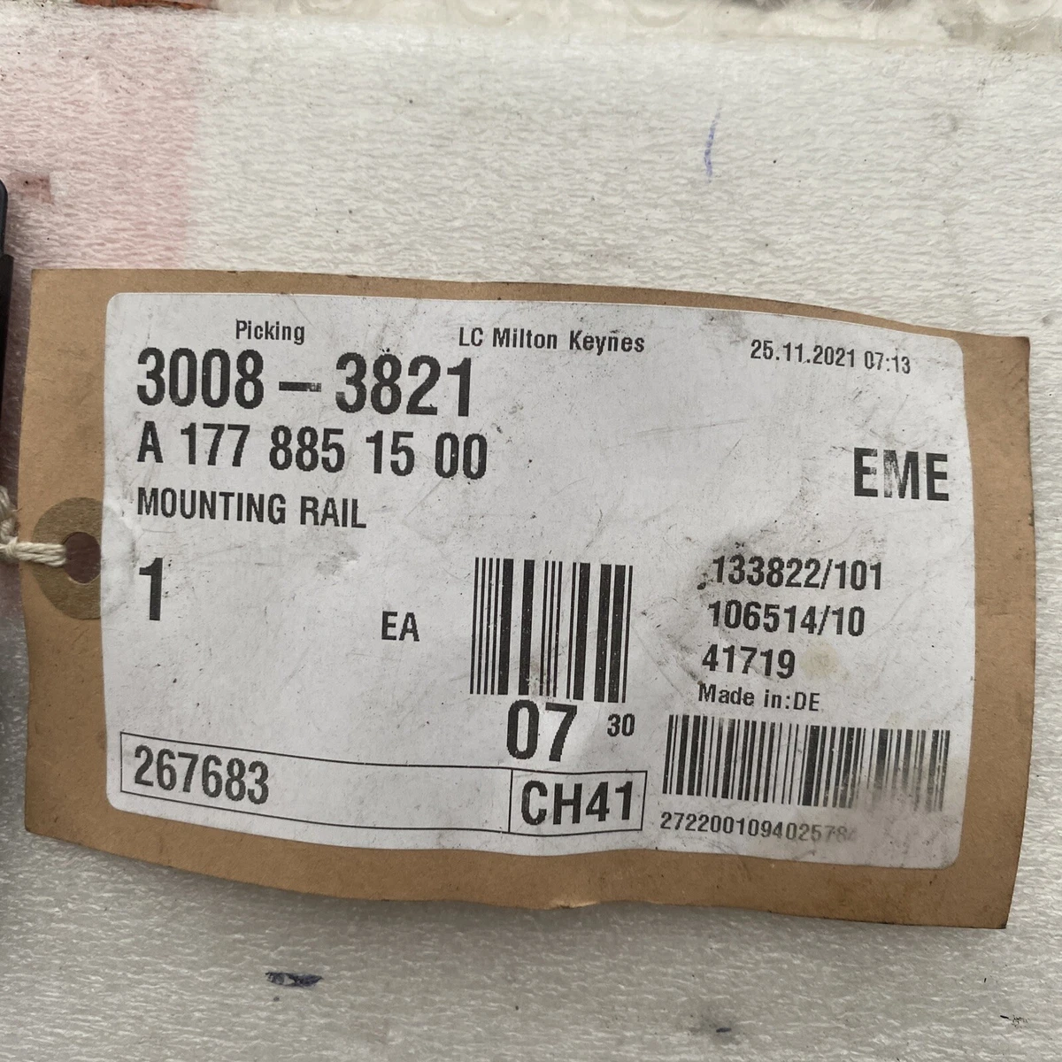 MB A W177 Front Bumper Left Upper Mounting Rail A1778851500 NEW  