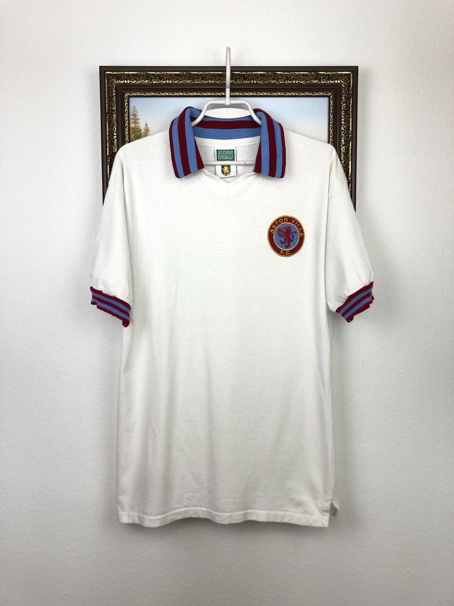 Vintage 80's Aston Villa Football Shirts Retro Replica Soccer