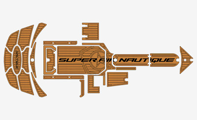 2007 Nautique 210  Super Air Anti-slip Custom mat EVA faux teak marine flooring