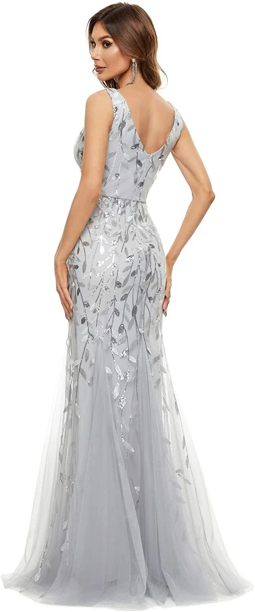 Pretty silver cheap dresses