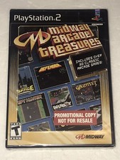 PLAYSTATION 2 MIDWAY ARCADE TREASURES PROMOTIONAL 2003 NEW FACTORY SEALED RARE
