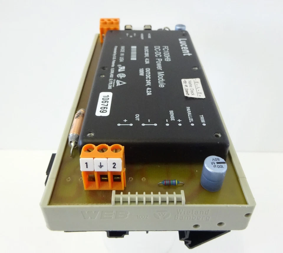 LUCENT FC100H9 Leistungsmodul Modul DC-DC Power Module In 28VDC Out 24VDC 4,2A - Image 2 of 4