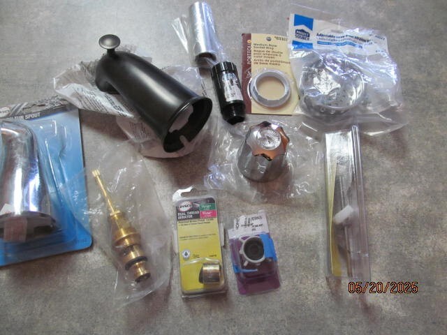 Lot of 12 Plumbing Supplies Including 2 diverter Valves, strainer, regulator