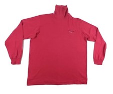 Vtg 90s Ralph Lauren Polo Sport Turtleneck Long Sleeve Shirt Mens XL Red Sewn