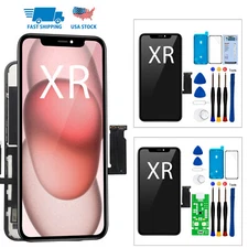 For iPhone XR LCD Display Touch Screen Replacement Digitizer Assembly A Quantity