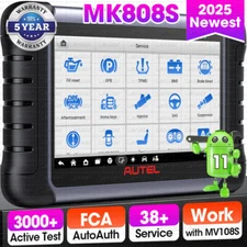 2025 Autel MaxiCOM MK808S Bi-directional Car Diagnostic Scanner Tool Key Coding