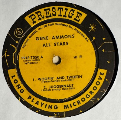 #4057【希少な名盤】GENE AMMONS ALL STARS 1956年 Gene Ammons - All Star Sessions - Prestige LP 1956 Rare Jazz | eBay