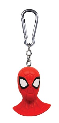 Marvel Comics Spider-Man Head Schlüsselanhänger 3D Gummianhänger Keychain