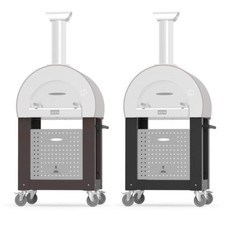Base per Forno a Legna per Pizza da Esterno 5 Minuti con Ruote Alfa Forni