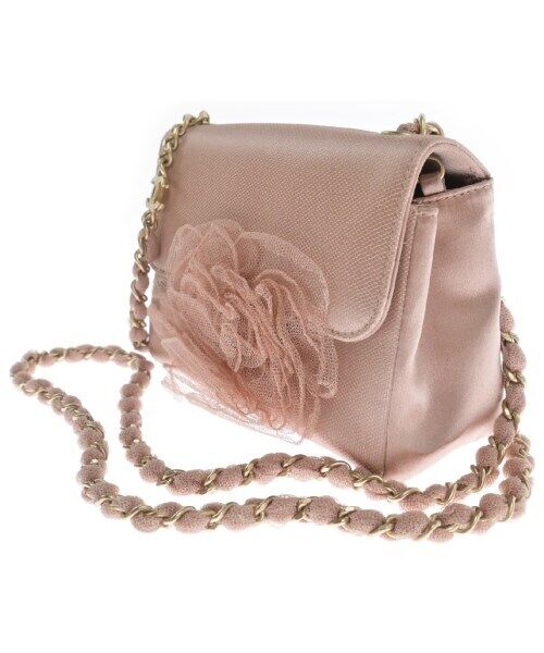 CHANEL Camellia Mini Chain Shoulder Bag Satin Tulle Pink CC CHANEL Camellia Mini Chain Shoulder Bag Satin Tulle Pink CC