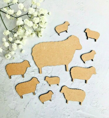 Bauernhof Schaf Bastelformen Holzschablone Bauernhof Basteln Rohlinge Boho Kinderzimmer Deko