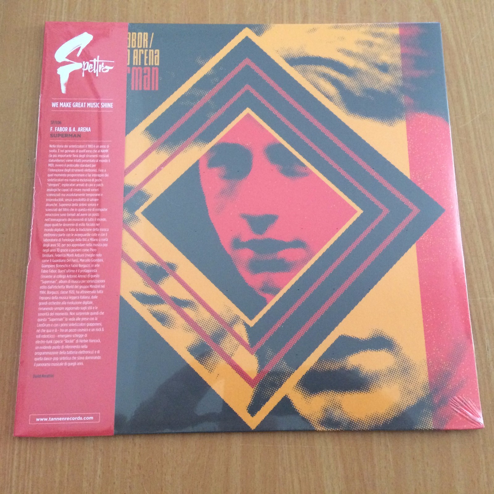Fabio Fabor And Antonio Arena - Superman 2017 SPETTRO Limited Vinyl LP SEALED