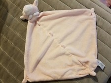 Angel Dear Pink Lamb Security Blanket Lovey Velour Teething Knots NEW