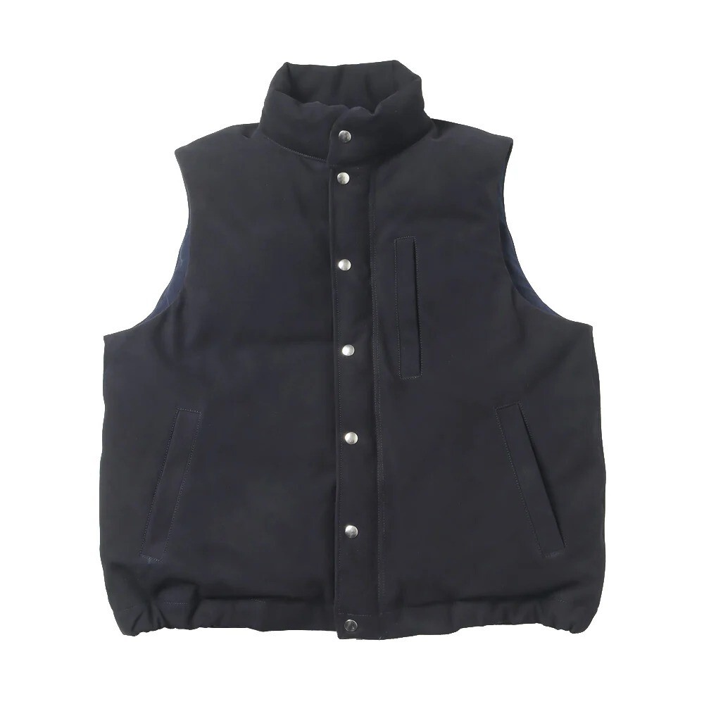 トップス A.PRESSE Suede Down Vest 3 A.PRESSE 