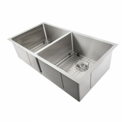ZLINE Classic Undermount 36'' DOUBLE Bowl Sink Stainless Steel SR50D-36''