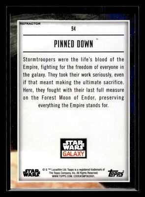 2023 Topps Chrome Star Wars Galaxy #94 Pinned Down Refractor Mint+