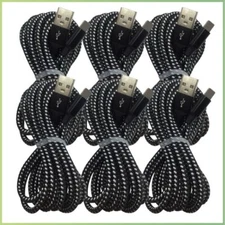 Heavy Duty Fast Charger Cable 6/10Ft Charging Cord For iPhone 14 13 12 11 XR 8 7