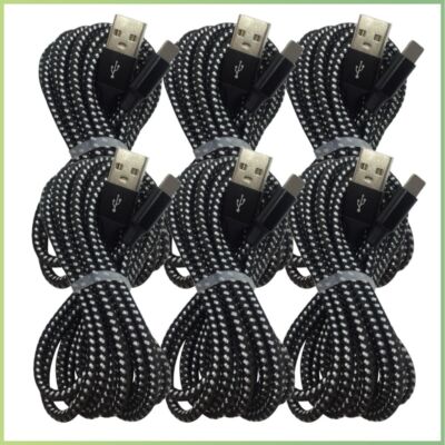 Heavy Duty Fast Charger Cable 6/10Ft Charging Cord For iPhone 14 13 12 11 XR 8 7