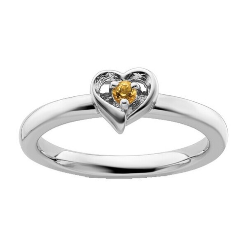 ミュージシャン Citrine 925 Sterling Silver Vintage Ring Designer Breaded Band Citrine Sz