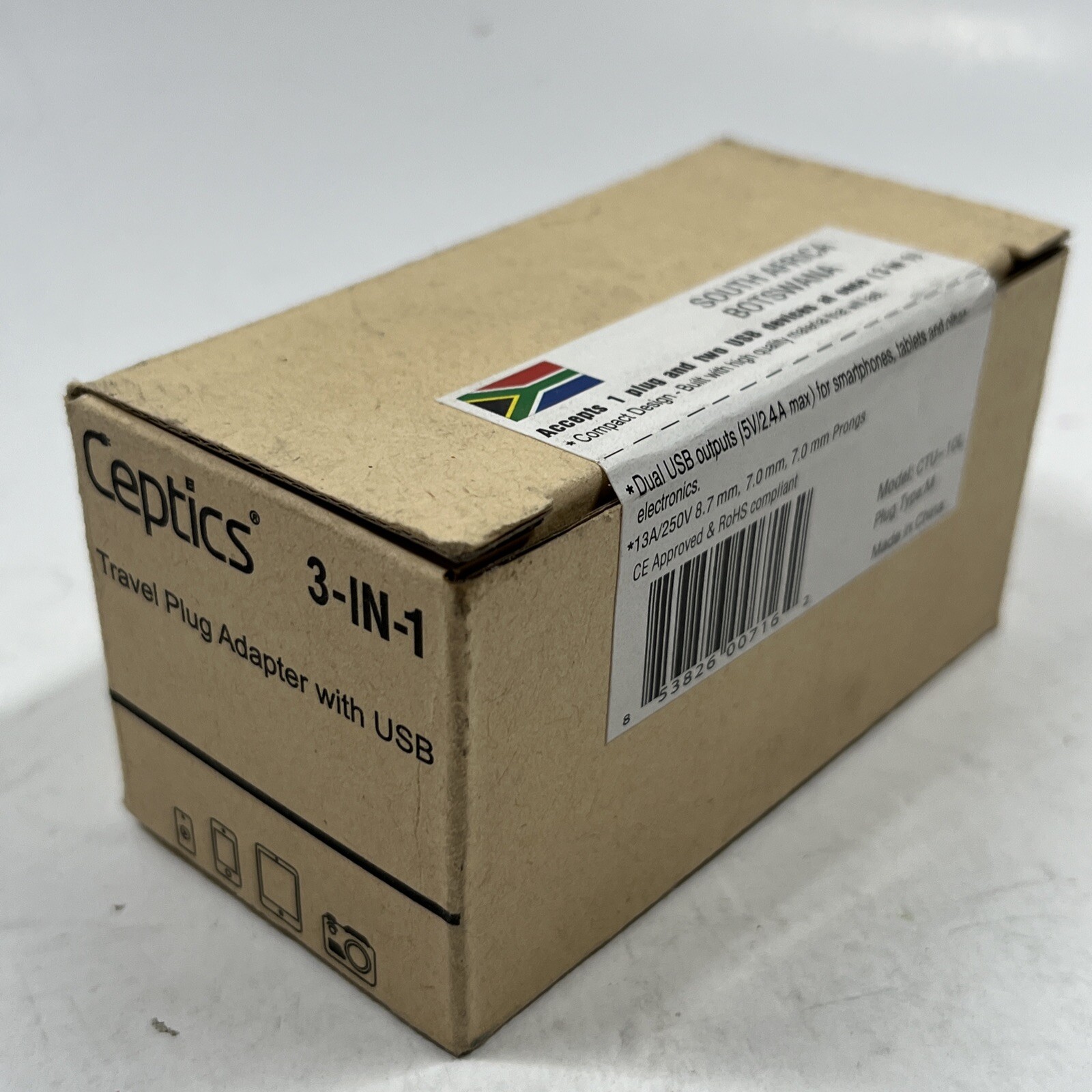 Plug - Type M - Dual Usb (ctu-10l)