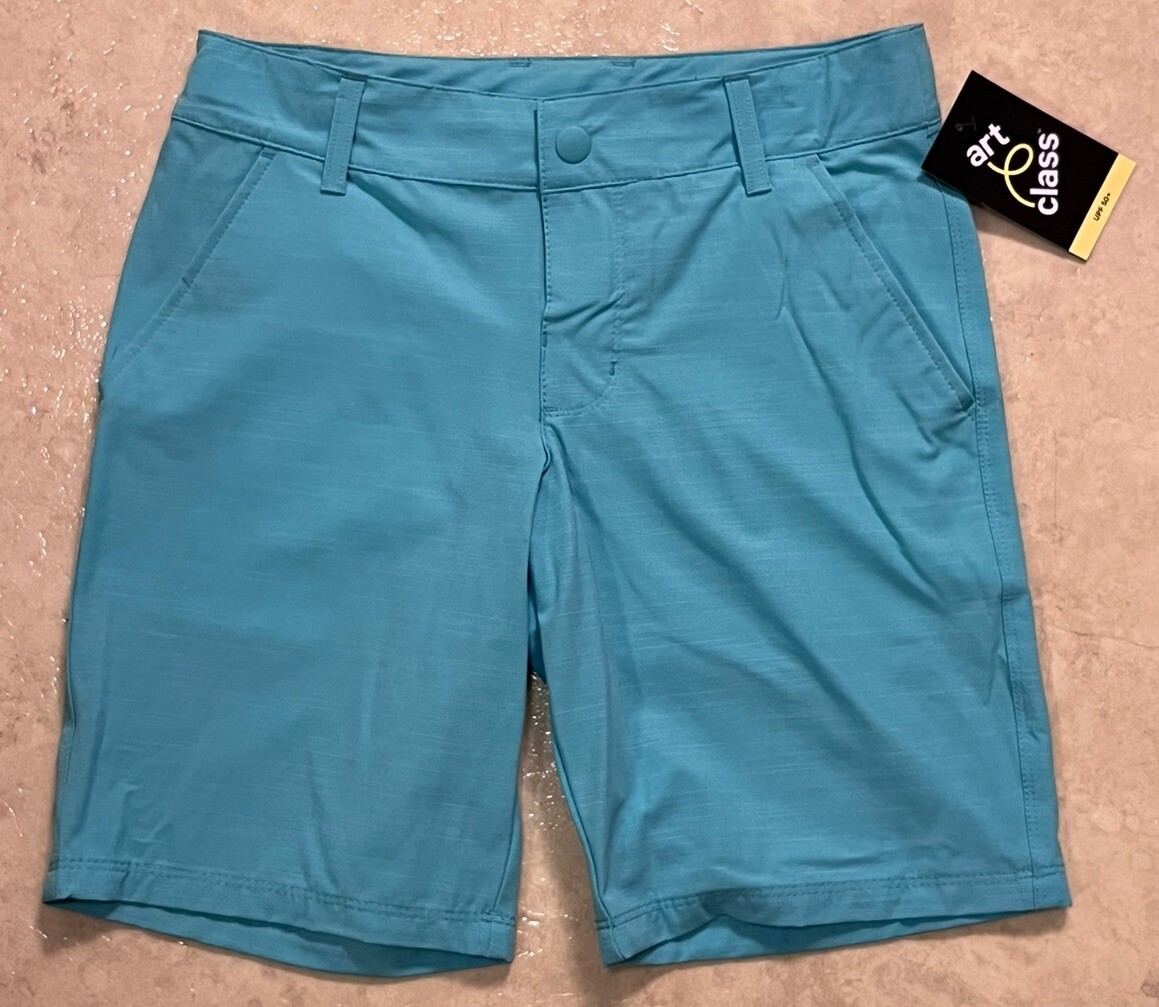 NWT ✅ Art Class Boy's Hybrid Swim Shorts Trunks Board Shorts Size 12 ✅ Turquoise