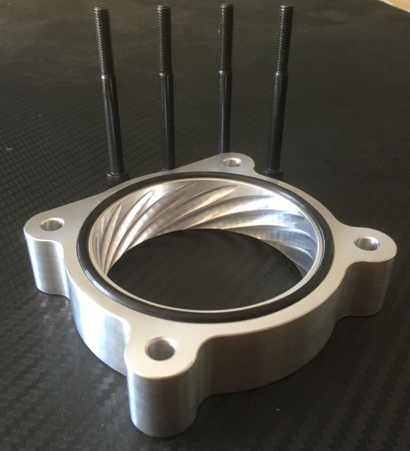 Throttle Body Spacer for 2007 2014 Toyota Camry 3.5L V6 Billet eBay