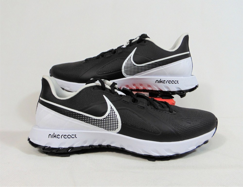 Nike React Infinity Pro Oreo Black White Golf Shoes Size 9W New CT6620 003