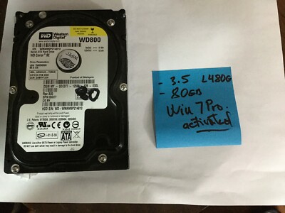 80G  Hard Drive ,3.5 Inch ,With Windows 7 Pro for Acer Veriton L480G (activated)