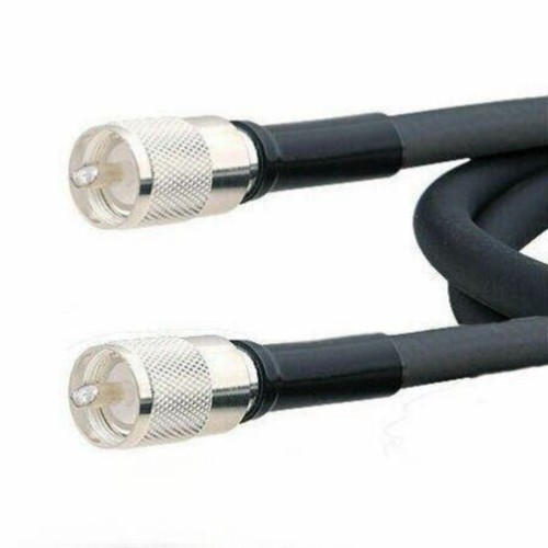 UHF Male to UHF male PL259 Cable Coax RG213 Tinned Copper Shield - LOWEST LOSS - Picture 2 of 4