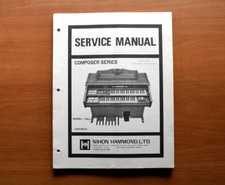 HAMMOND Composer original Service Manual repair Schematic diagram 140 142 144 146