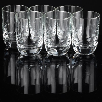 6 edle Stamper Likörgläser Schnapsgläser Shot Gläser Pinnchen klar schlicht 6,8