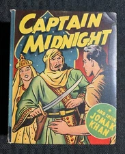 1946 CAPTAIN MIDNIGHT and Sheik Jomak Khan FN- 5.5 Whitman 1402 Big Little Book