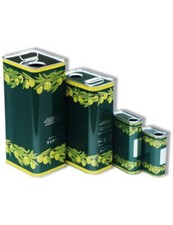 LATTINA LATTA FUSTO PER OLIO BANDA STAGNATA DA 1 LT. CON TAPPO