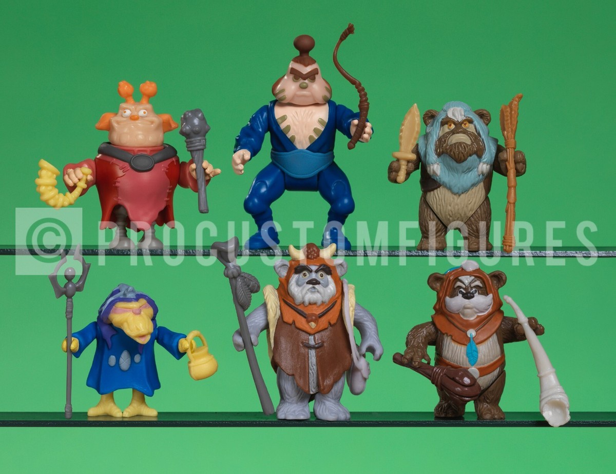 6 Custom 2nd Series Unproduced Vintage Star Wars Ewoks Figure - No