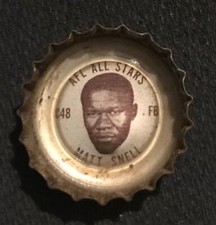 1965 COCA-COLA BOTTLE CAP AFL ALL STARS MATT SNELL (JETS) #48