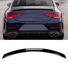 Heckspoiler Lippe Fl&uuml;gel F&uuml;r Benz CLS C257 CLS260 300 350 AMG 2018-2023 Schwarz