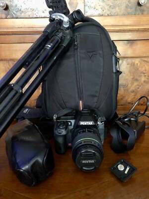 Pentax K-7/18-55mm+Tasche+Flach+Kamerastativ(sehr wenig benutzt)
