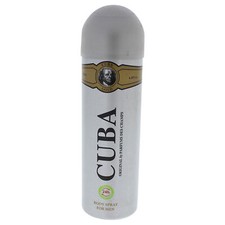 2 Pack Cuba Gold by Cuba for Men - 6.6 oz Body Spray