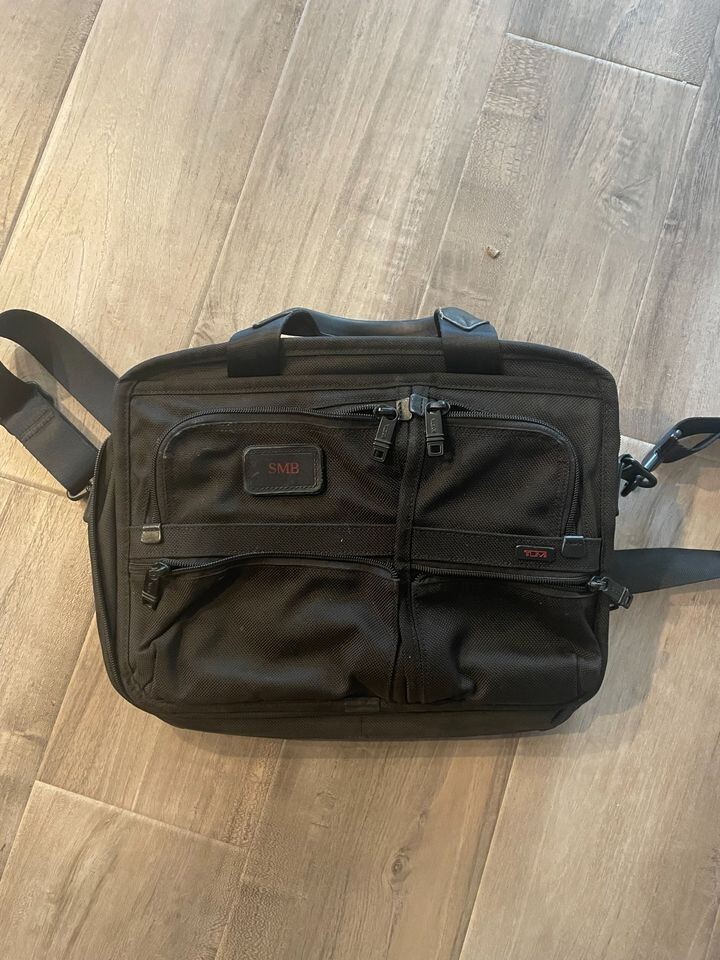 TUMI Laptop Briefcase Bag Black eBay