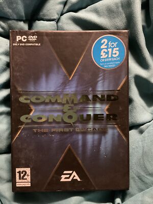 PC COMMAND & CONQUER THE FIRST DECADE VIDEOGAME VIDEO GAME 