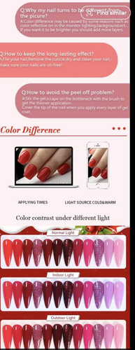 Gel Nail Polish Set Of 6