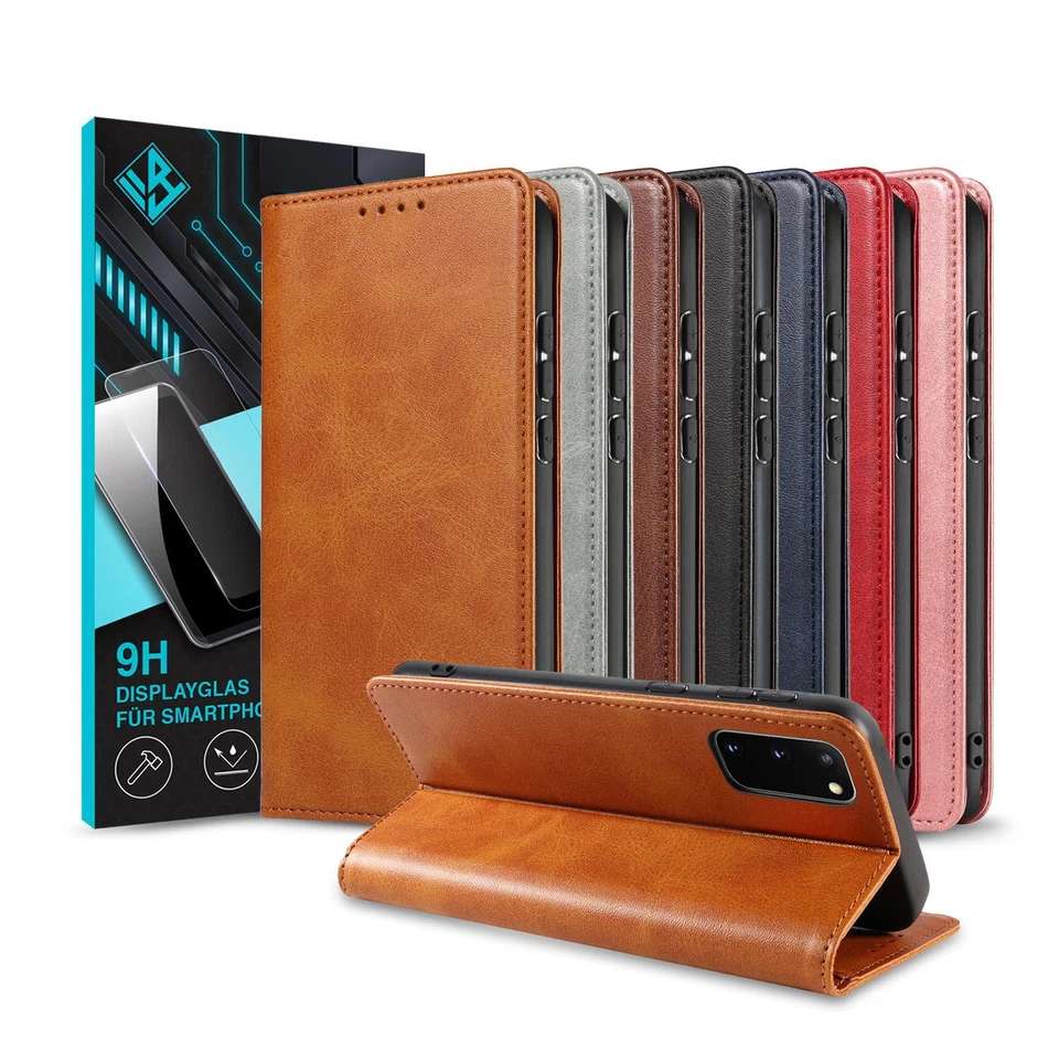 LBH TEC-EXPERT Handy Hülle für Samsung Galaxy S20 / S20 FE Handyhülle Case Klapphülle Magneten