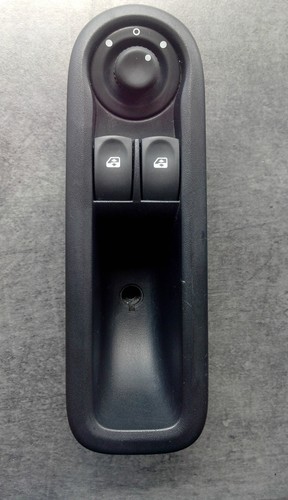 Commande Lève-vitre Avant Gauche Avec Réglage Rétros Pour Scudo/Expert/Jumpy - 13 Broches, Noir