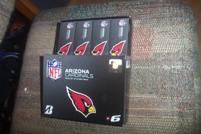 1 dozen BRAND NEW Bridgestone E6 golf balls Arizona Cardinals