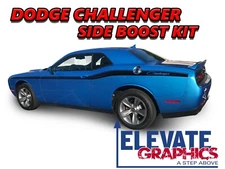 For Dodge Challenger Graphics Side Boost Vinyl Stripes Decals Stickers 2011-2023