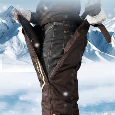 AMU Motorrad wasserdichte winddichte Thermo Schutzhose für Herren & Damen