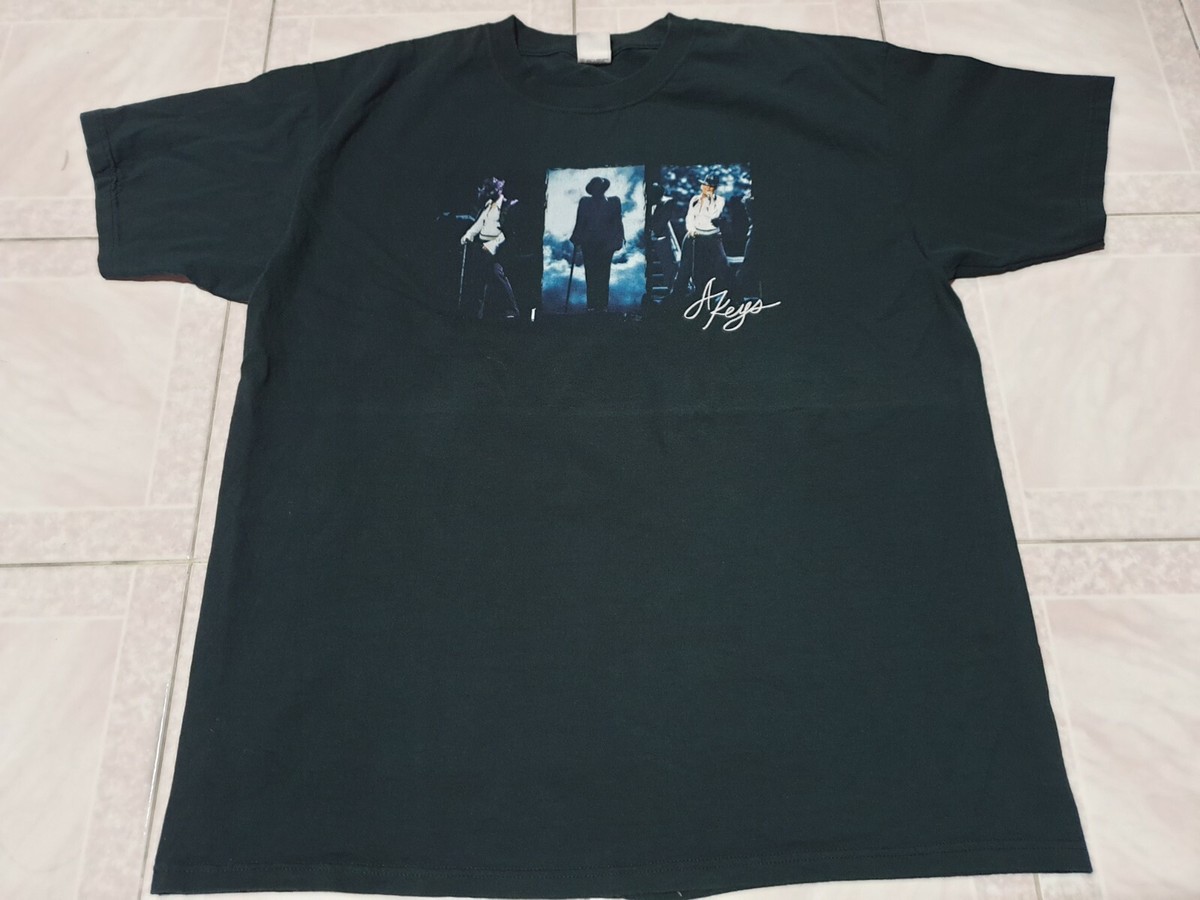 Rare vintage Alicia Keys The Diary tour t shirt Size XL hiphop rap