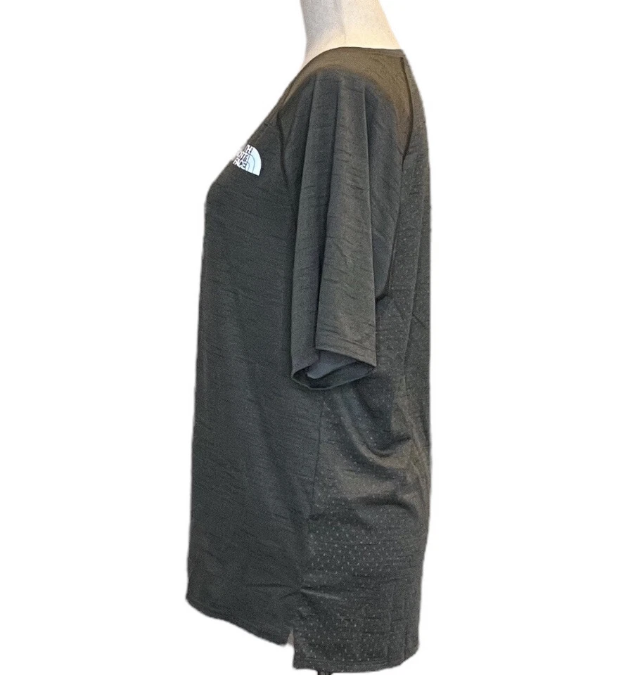 The North Face Mens Voltage Short Sleeve Crew Heathered Gray Size Medium - Image 3 of 4